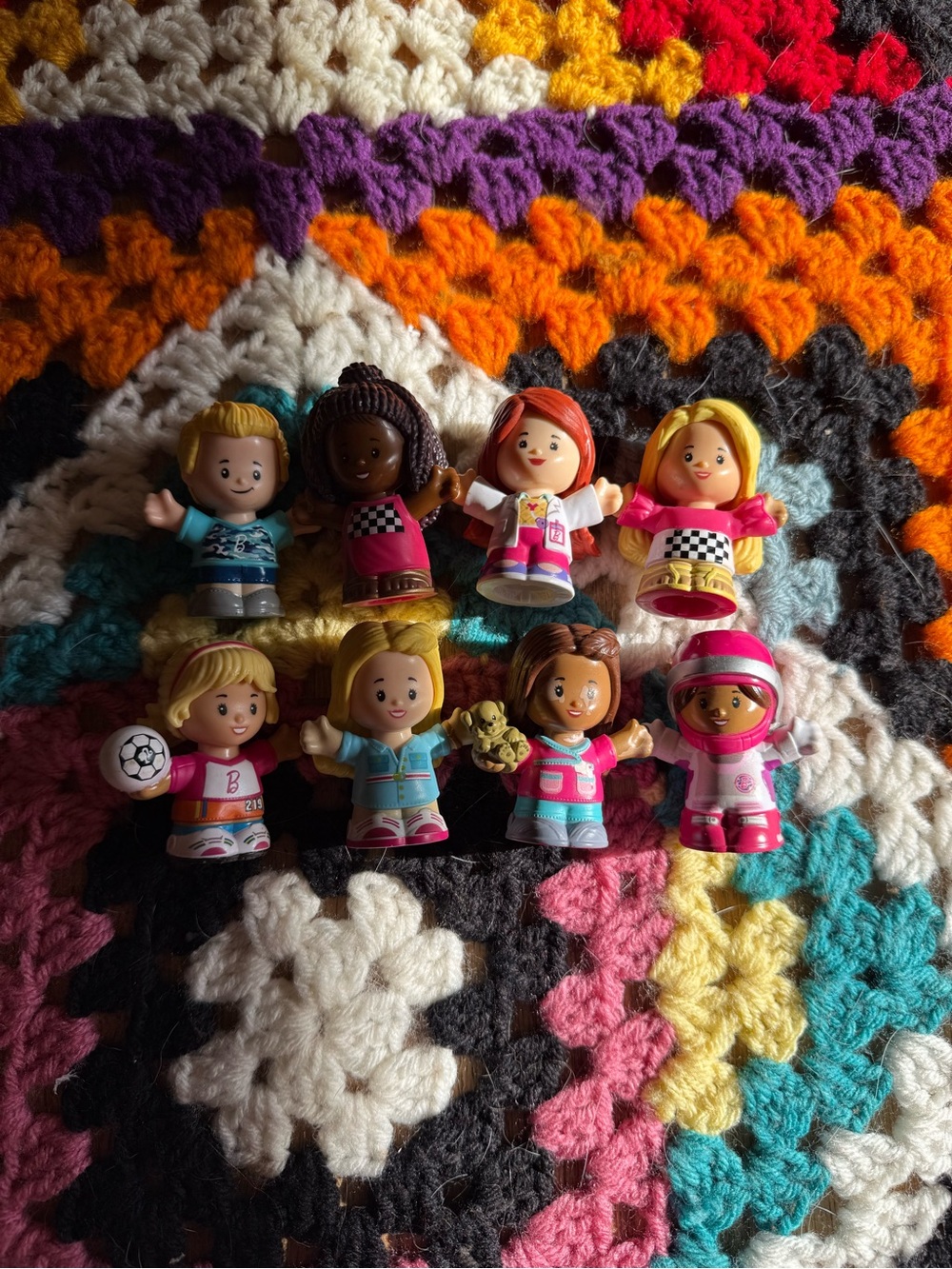 Fisher-Price Little People Barbie Girls Figure Playset - Set of 8